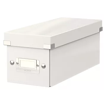 Leitz Click & Store WOW dėžutė CD laikymui, balta, kartoninė, 143x352x136 mm