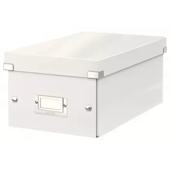 Leitz Click & Store WOW DVD laikymo dėžė, balta, kartoninė, 206 mm, 325 mm, 147 mm, 570 g