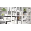 Leitz Click & Store WOW DVD laikymo dėžė, balta, kartoninė, 206 mm, 325 mm, 147 mm, 570 g