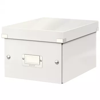 Leitz Click & Store WOW maža laikymo dėžė, balta, kartoninė, 7,4 L, 200 x 250 x 148 mm, 540 g, 1 vnt.