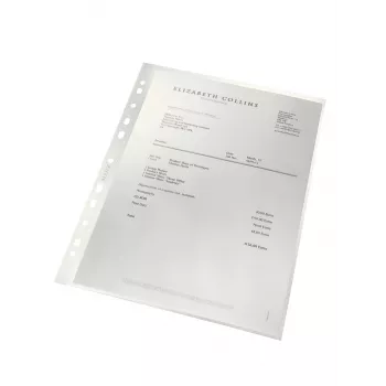 Leitz Recycle A4 kišenė, 210 x 297 mm (A4), skaidri, polipropilenas (PP), portretinė, 80 g/m², 0,1 mm