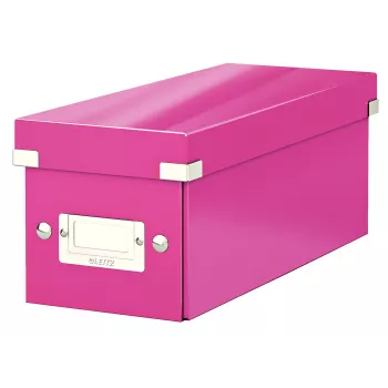Leitz Click & Store WOW CD dėžutė, rožinė, kartonas, 143 mm, 352 mm, 136 mm, 440 g