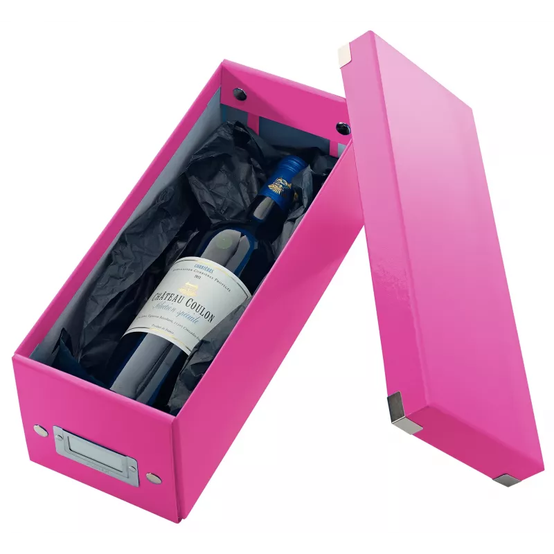 Leitz Click & Store WOW CD dėžutė, rožinė, kartonas, 143 mm, 352 mm, 136 mm, 440 g