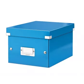 Leitz Click & Store WOW maža laikymo dėžė, mėlyna, kartoninė, 220 mm, 160 mm, 540 g