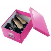 Leitz Click & Store WOW vidutinė laikymo dėžė, rožinė, kartonas, 16,7 L, 281 mm, 200 mm, 265 x 335 x 188 mm