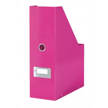Leitz Click & Store WOW žurnalų dėklas, rožinis, kartonas, 103 x 253 x 330 mm