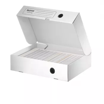 Leitz Archiving Box Infinity FSC® Horizontal 80 mm, balta, A4, 190 g, 255 x 330 x 80 mm