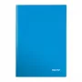 Leitz Notebook WOW A4 linijuotas kietu viršeliu 90g/80lapų, Mėlyna