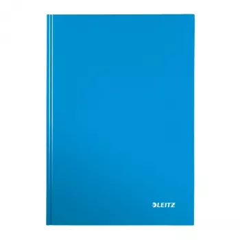 Leitz Notebook WOW A4 kvadratinis kietu viršeliu 90g/80 lapų, mėlyna
