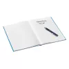 Leitz Notebook WOW A4 kvadratinis kietu viršeliu 90g/80 lapų, mėlyna
