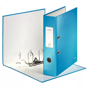 Leitz Lever Arch File 180° WOW laminuotas A4/80mm, mėlynas