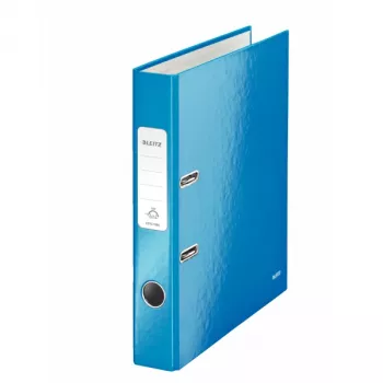 Leitz Lever Arch File 180° WOW POB/Laminuotas A4/50mm, A4, Kartonas, Mėlyna, 350 lapų, 80 g/m², 5 cm