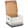 Leitz 61180001 dokumentų dėžė Kartonas Juoda, Balta