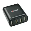 Lindy USB 2.0 Cat.6 ilgintuvas 60m 4 prievadai