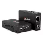 Lindy USB 2.0 Cat.6 ilgintuvas 100m 2 prievadai, AV siųstuvas ir imtuvas, laidinis, juodas