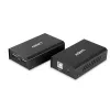 Lindy USB 2.0 Cat.6 ilgintuvas 100m 2 prievadai, AV siųstuvas ir imtuvas, laidinis, juodas