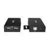 Lindy USB 2.0 Cat.6 ilgintuvas 100m 2 prievadai, AV siųstuvas ir imtuvas, laidinis, juodas