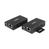 Lindy USB 2.0 Cat.6 ilgintuvas 100m 2 prievadai, AV siųstuvas ir imtuvas, laidinis, juodas