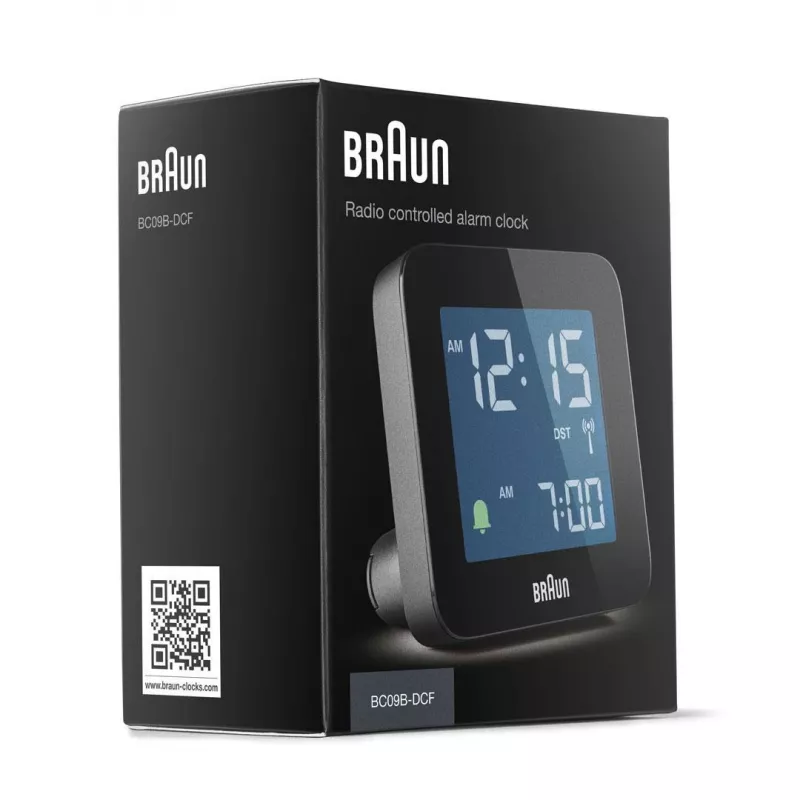 Braun BC09-DCF Skaitmeninis radijo valdomas žadintuvas juodas