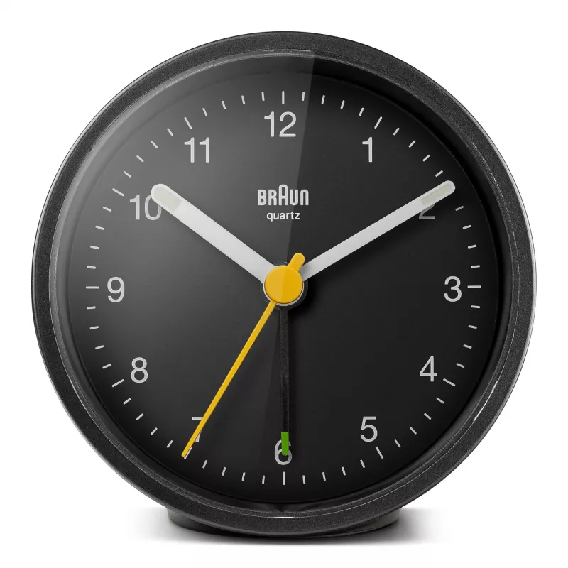 BRAUN BC12 kvarcinis žadintuvas juodas