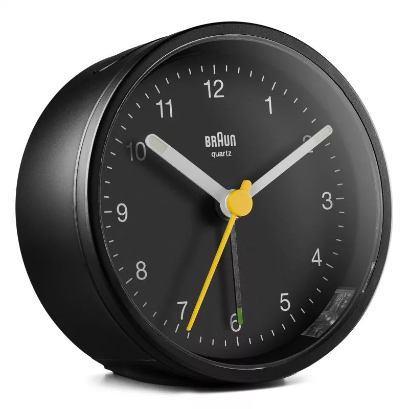 BRAUN BC12 kvarcinis žadintuvas juodas