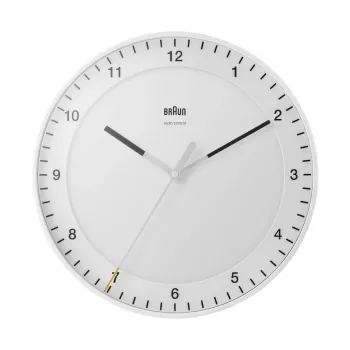 Braun BC 17 sieninis mechaninis laikrodis, baltas