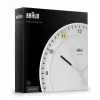 Braun BC 17 sieninis mechaninis laikrodis, baltas