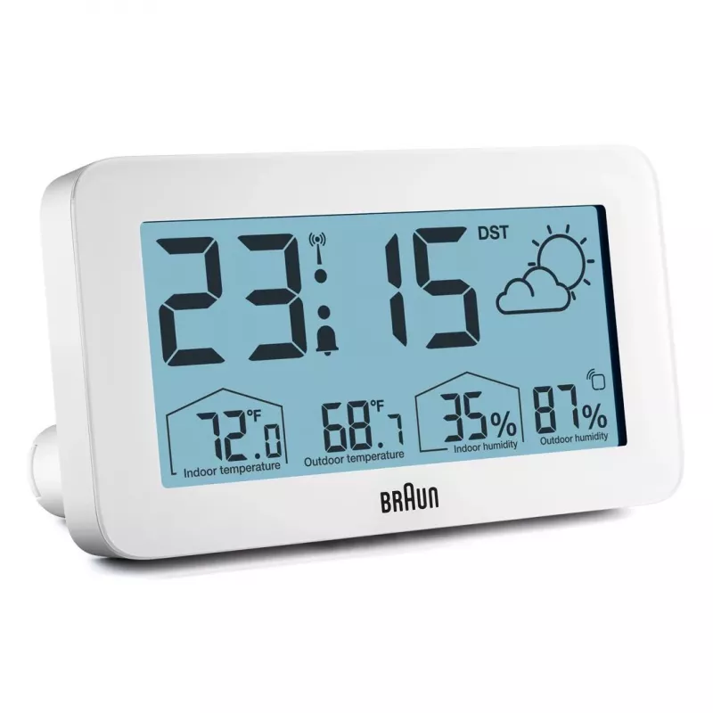 Braun BC13WP-DCF radijo valdomas skaitmeninis žadintuvas Baltas