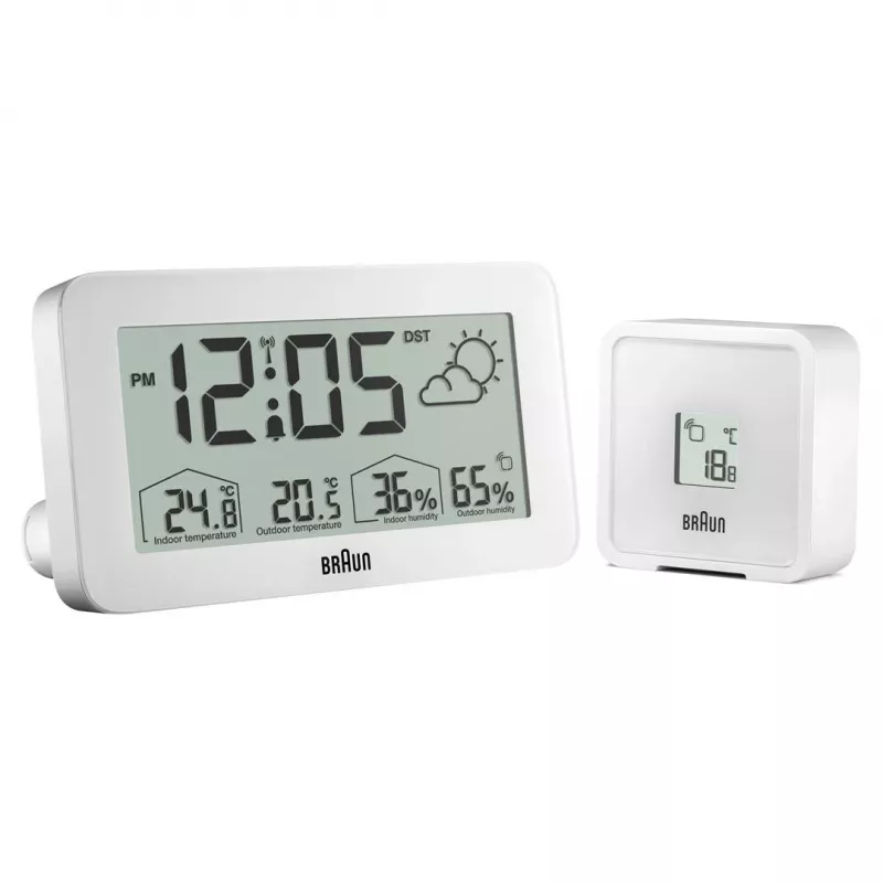 Braun BC13WP-DCF radijo valdomas skaitmeninis žadintuvas Baltas