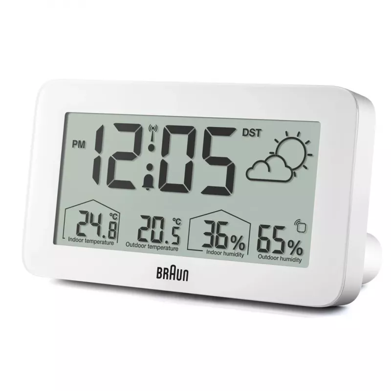 Braun BC13WP-DCF radijo valdomas skaitmeninis žadintuvas Baltas