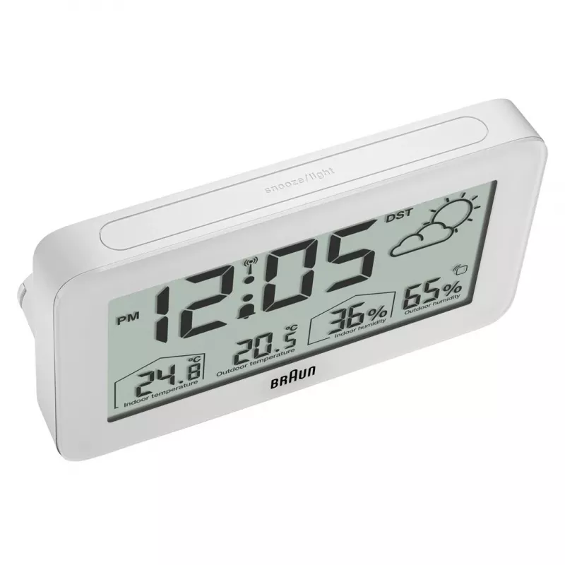 Braun BC13WP-DCF radijo valdomas skaitmeninis žadintuvas Baltas