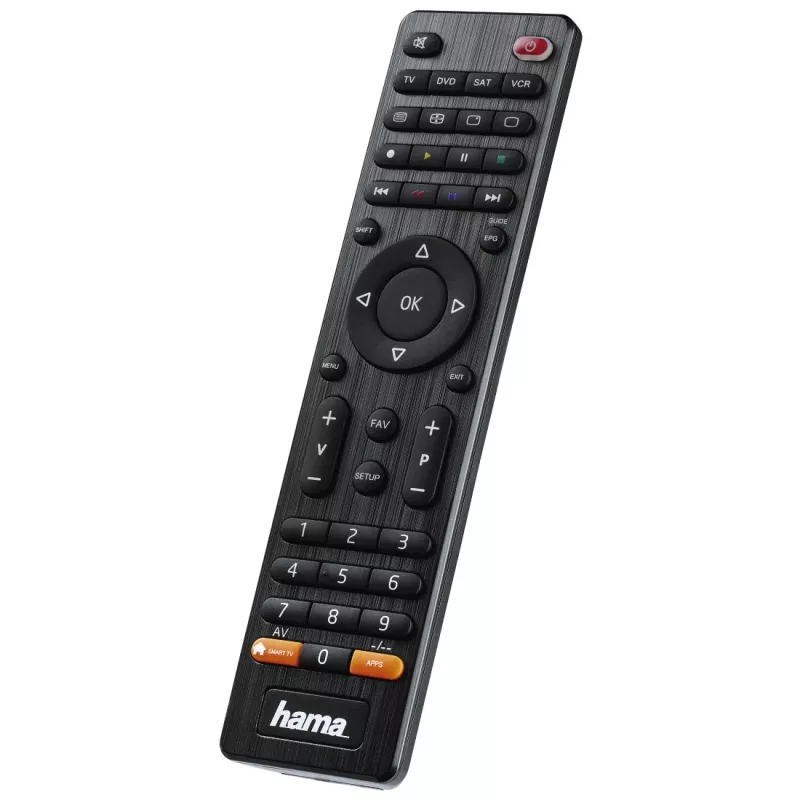 Hama 00012306 universalus IR belaidis nuotolinio valdymo pultas TV, DVD/Blu-ray, STB, VCR