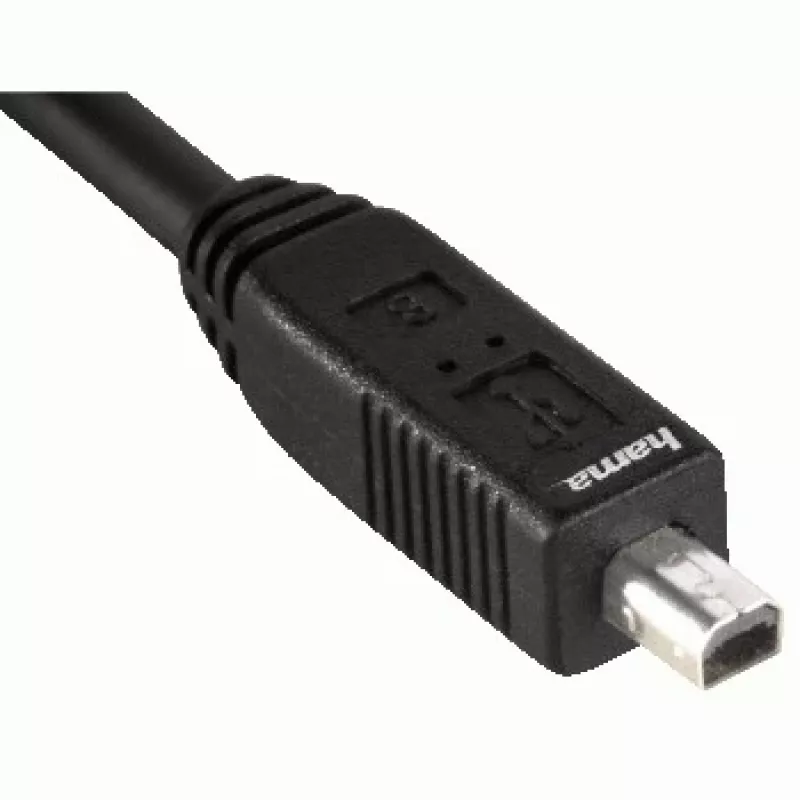 USB 2.0 laidas Hama USB-A kištukas – mini USB-B kištukas (B4), 1,8 m