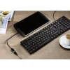 Hama USB 2.0 adapterinis kabelis USB A – Micro-USB B, 0,15 m, juodas