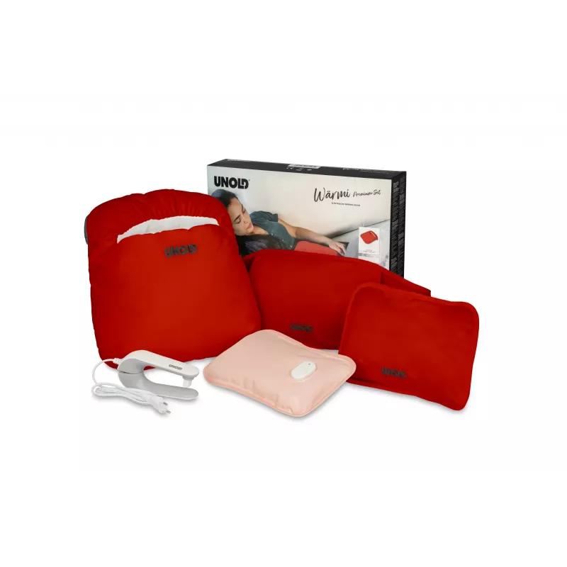 Unold Wärmi Premium Set - Elektrinė kaitinimo pagalvė 86023, 380 W, raudona