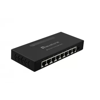 LevelOne 8-Port Gigabit jungiklis, nevaldomas, Gigabit Ethernet (10/100/1000), montuojamas ant sienos