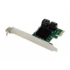 Conceptronic EMRICK 4 prievadų SATA PCIe adapteris su SATA kabeliu