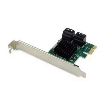 Conceptronic EMRICK 4 prievadų SATA PCIe adapteris su SATA kabeliu