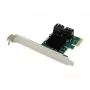 Conceptronic EMRICK 4 prievadų SATA PCIe adapteris su SATA kabeliu