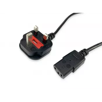 Maitinimo laidas Equip 112300 Juodas 2 m BS 1363 C13 mova