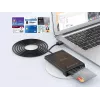 Conceptronic BIAN11B Dviejų sąsajų išmanusis ID kortelių skaitytuvas, USB 2.0, NFC, 1 m, juodas, 100 g