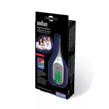 Braun PRT2000 skaitmeninis kontaktinis termometras Mėlyna, Balta Pažastis