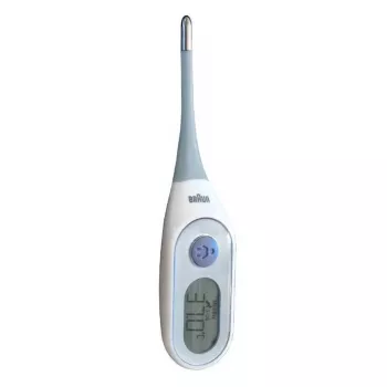 Braun PRT2000 skaitmeninis kontaktinis termometras Mėlyna, Balta Pažastis