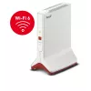 Bevielis ryšio stiprintuvas AVM FRITZ!Repeater 6000 Edition International — trijų juostų 6000 Mbps, 2x LAN, baltas