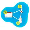 Bevielis ryšio stiprintuvas AVM FRITZ!Repeater 6000 Edition International — trijų juostų 6000 Mbps, 2x LAN, baltas