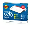 FRITZ!Box 6670 Cable Edition International belaidis maršrutizatorius 2.5 Gigabit Ethernet dviejų juostų (2,4 GHz / 5 GHz) raudonas, baltas