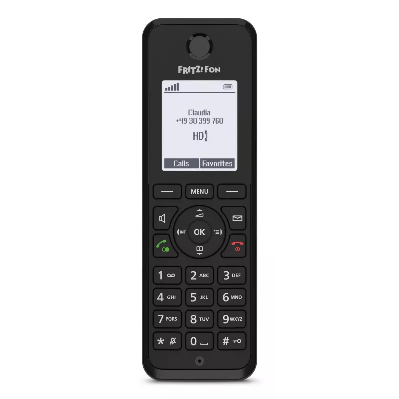 DECT belaidis ragelis AVM FRITZ!Fon M3 International, 1 vnt., garsiakalbis, skambučio ID, 1000 įrašų telefonų knyga