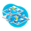 FRITZ 1200 AX International Mesh Wi-Fi kartotuvas, 3000 Mbit/s, Gigabit LAN, Wi-Fi 6, baltas