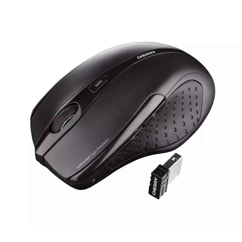 CHERRY DW 5100 belgiškas AZERTY belaidis klaviatūros ir pelės rinkinys, juodas