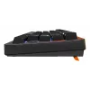 Mechaninė žaidimų klaviatūra Cherry K5 Pro TMR Compact — 65% išdėstymas, QWERTZ, RGB foninis apšvietimas, USB laidinis, 2 m laidas, juoda/oranžinė
